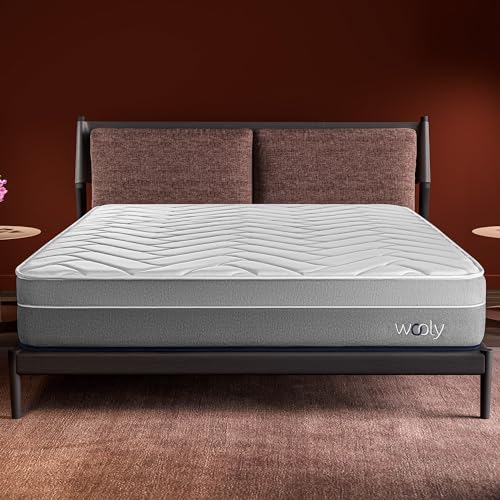 Matratze Wooly ORIGINAL 140x200 cm Höhe 24 cm - Härtegrad H3 - Kaltschaummatratze - Öko Tex Zertifiziert - Wolle - Carbon Gedächtnisschaum- Latex - 7 Komfortzonen - Made in EU von WOOLY BEDDING