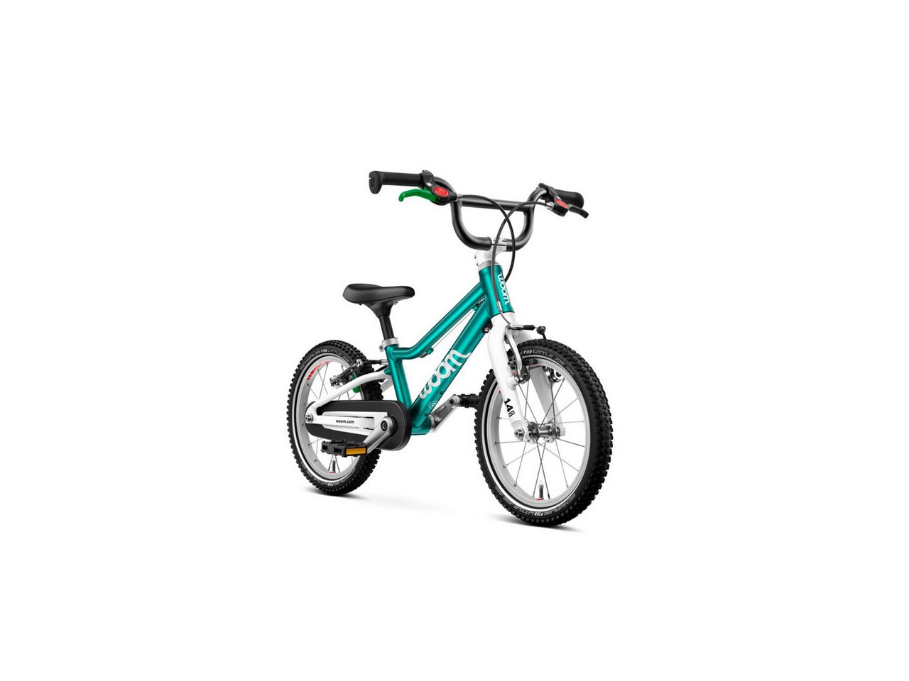 WOOM Kinderfahrrad GO 2 Kinderfahrrad 14" metallic turquoise von WOOM