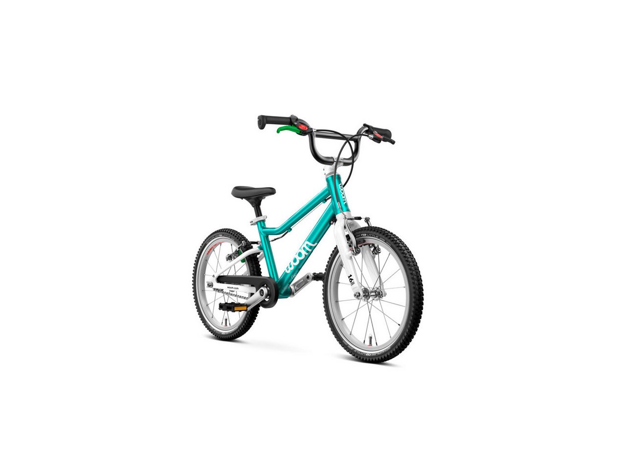 WOOM Kinderfahrrad GO 3 Kinderfahrrad 16" metallic turquoise von WOOM