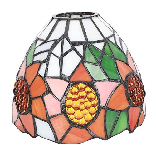 WOONEKY Bunter Lampenschirm Europäischer Stil Exquisiter Retro Lampenschirm Dekorative Lampenabdeckung für Tischlampe und Deckenleuchte Langlebig und Elegant als Einweihungsgeschenk WOONEKY Bunter Lampenschirm Europäischer Stil Exquisiter Retro Lampenschirm Dekorative Lampenabdeckung für Tischlampe und Deckenleuchte Langlebig und Elegant als Einweihungsgeschenk von WOONEKY