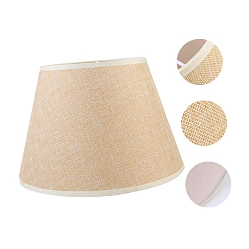 WOONEKY 1 Stück Lampenschirm Tischlampe Schirm Hochwertigem Leinen für Schlafzimmer und Wohnzimmer Dekorative Beleuchtung Abnehmbar und Langlebig für Gemütliche WOONEKY 1 Stück Lampenschirm Tischlampe Schirm Hochwertigem Leinen für Schlafzimmer und Wohnzimmer Dekorative Beleuchtung Abnehmbar und Langlebig für Gemütliche von WOONEKY
