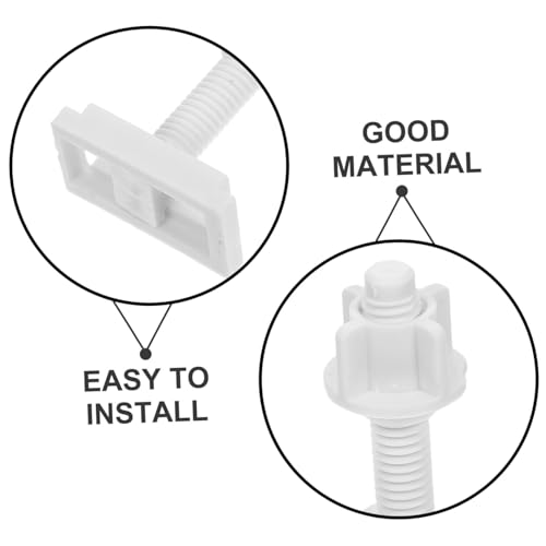 WOONEKY 10 Sätze Toilettensitz Befestigungsbolzen aus Robustem Kunststoff Toilette Sitz Schrauben Kit für Sichere Montage Einfache Installation Passgenaue Ersatzteile für Wc-deckel WOONEKY 10 Sätze Toilettensitz Befestigungsbolzen aus Robustem Kunststoff Toilette Sitz Schrauben Kit für Sichere Montage Einfache Installation Passgenaue Ersatzteile für Wc-deckel von WOONEKY