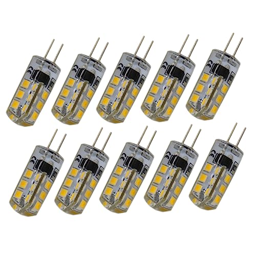 WOONEKY 10 Stück LED Lampe Warmweiß Smd Stiftsockel Installieren für Kronleuchter und Deckenleuchten von WOONEKY