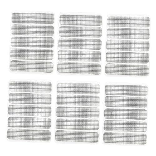 WOONEKY 10 Stück Selbstklebendes Fenster Reparaturband aus Glasfaser Teiliges Mesh Sticker Flexibel Hitzebeständig für Fensterschutz und Insektenabwehr Zuhause WOONEKY 10 Stück Selbstklebendes Fenster Reparaturband aus Glasfaser Teiliges Mesh Sticker Flexibel Hitzebeständig für Fensterschutz und Insektenabwehr Zuhause von WOONEKY