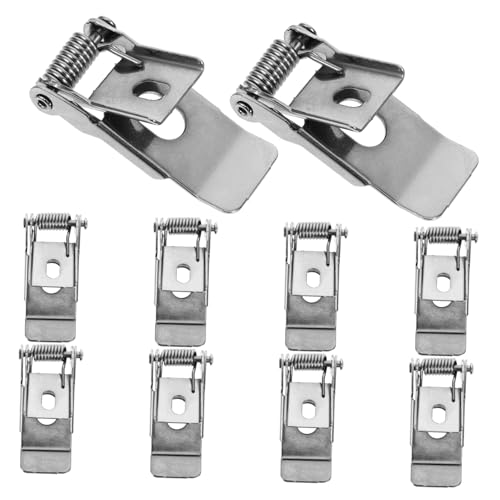 WOONEKY 10 Stück Teiliges Federklammern Robustem für Downlight Einbauleuchten Langlebige Haltefedern mit Einfacher Montage Stabile Lampenzubehör Clips für Deckenlampen von WOONEKY