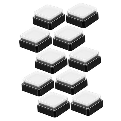 WOONEKY 10 Stück Teiliges Leeres Finger Stempelkissen Waschbar Schwamm und Kunststoffbasiert für DIY Fingerfarben und Tragbar und Leicht Vielseitig für Kreative Projekte WOONEKY 10 Stück Teiliges Leeres Finger Stempelkissen Waschbar Schwamm und Kunststoffbasiert für DIY Fingerfarben und Tragbar und Leicht Vielseitig für Kreative Projekte von WOONEKY