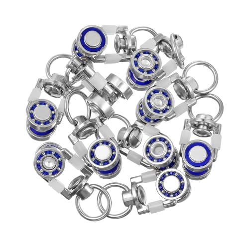 WOONEKY 10 Stück Teiliges Metall Röllchen Gardinenröllchen für Vorhangschienen Geräuscharme Langlebige Doppelrad Schienenrolle Einfache Montage Kompatibel mit Diversen Gardinen und WOONEKY 10 Stück Teiliges Metall Röllchen Gardinenröllchen für Vorhangschienen Geräuscharme Langlebige Doppelrad Schienenrolle Einfache Montage Kompatibel mit Diversen Gardinen und von WOONEKY