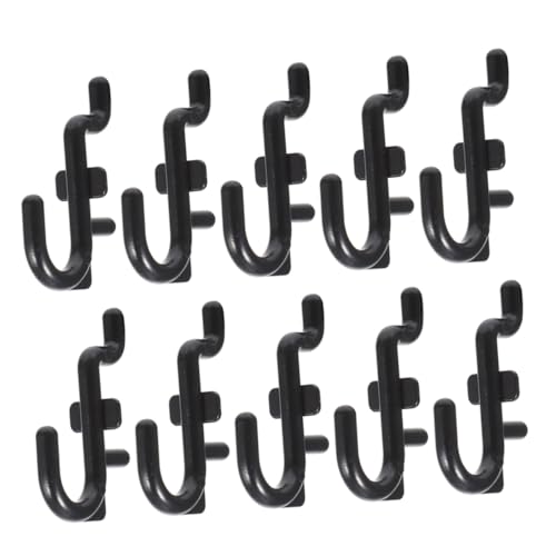 WOONEKY 10 Stück Teiliges Pegboard Haken aus Kunststoff Stabile Werkzeughalter für Lochwand Vielseitige Aufbewahrungslösung zur Platzersparnis in Werkstatt Garage und Hobbyraum WOONEKY 10 Stück Teiliges Pegboard Haken aus Kunststoff Stabile Werkzeughalter für Lochwand Vielseitige Aufbewahrungslösung zur Platzersparnis in Werkstatt Garage und Hobbyraum von WOONEKY