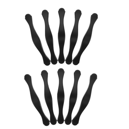 WOONEKY 10 Stück Teiliges Schwarzer Möbelgriffe für Küchenschränke Rostfreie Schubladengriffe mit Ergonomischem Design Einfache Montage Komfortabler Griff für Schrank und Küchentüren WOONEKY 10 Stück Teiliges Schwarzer Möbelgriffe für Küchenschränke Rostfreie Schubladengriffe mit Ergonomischem Design Einfache Montage Komfortabler Griff für Schrank und Küchentüren von WOONEKY