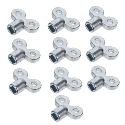 WOONEKY 10 Stück Teiliges Set Verzinktem Legierungs Heizkörper Entlüftungsschlüssel Robust und Langlebig für Effizientes Entlüften von Heizungsventilen und Einfache WOONEKY 10 Stück Teiliges Set Verzinktem Legierungs Heizkörper Entlüftungsschlüssel Robust und Langlebig für Effizientes Entlüften von Heizungsventilen und Einfache von WOONEKY