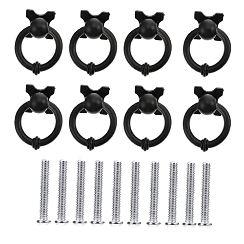 WOONEKY 10 Stück Zinklegierungs Möbelgriffe Set Schrank und Schubladengriffe für Möbel Langlebig und Robust mit Schrauben Schwarz für Küchenschränke und Schränke WOONEKY 10 Stück Zinklegierungs Möbelgriffe Set Schrank und Schubladengriffe für Möbel Langlebig und Robust mit Schrauben Schwarz für Küchenschränke und Schränke von WOONEKY