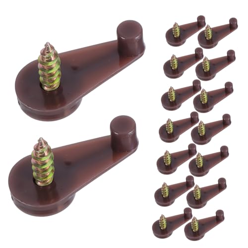 WOONEKY 100 Sätze Kleiderspiegelklemme Glasclips Badezimmerspiegelklammern Mit Schrauben Clips Zum Aufhängen Von Spiegeln Befestigungswinkel Für Glas Schrankplatten-clips Braun Pp WOONEKY 100 Sätze Kleiderspiegelklemme Glasclips Badezimmerspiegelklammern Mit Schrauben Clips Zum Aufhängen Von Spiegeln Befestigungswinkel Für Glas Schrankplatten-clips Braun Pp von WOONEKY