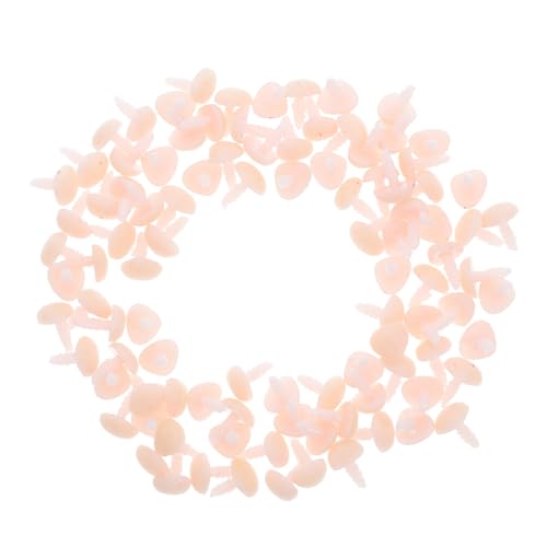 WOONEKY 100 Stück Mini Plüsch Tier Nasen Dreieckig Weich Kunststoff DIY Puppenzubehör für Häkeltiere Amigurumi Kuscheltiere Basteln ohne Unterlegscheiben WOONEKY 100 Stück Mini Plüsch Tier Nasen Dreieckig Weich Kunststoff DIY Puppenzubehör für Häkeltiere Amigurumi Kuscheltiere Basteln ohne Unterlegscheiben von WOONEKY