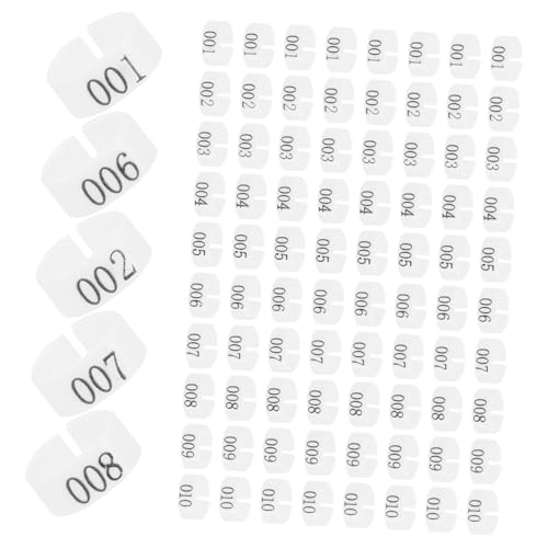 WOONEKY 100 Stück Nummerierte Tauben Fußringe Innendurchmesser Kunststoff Identifikationsringe für Geflügel Hühner und Wachteln Wiederverwendbar Sicher Befestigt Langlebig WOONEKY 100 Stück Nummerierte Tauben Fußringe Innendurchmesser Kunststoff Identifikationsringe für Geflügel Hühner und Wachteln Wiederverwendbar Sicher Befestigt Langlebig von WOONEKY