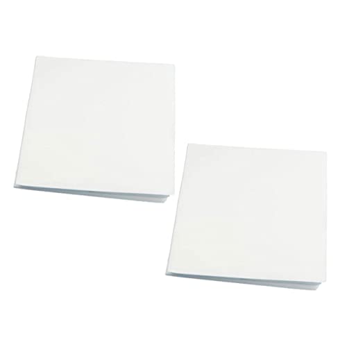 WOONEKY 100 Stück Vogelkäfig Einlagen Papierunterlagen Quadratisch Saugfähige Einweg Bodenschutz Hygienische Vogelkäfig Zubehör für Papageien und Sittiche von WOONEKY