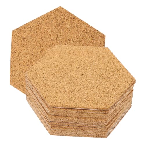 WOONEKY 120 Stück Selbstklebende Sechseckige Korkplatten Schalldämmend und Stoßdämpfend Vielseitig als Tischschutz Untersetzer und DIY Deko für Zuhause und Büro WOONEKY 120 Stück Selbstklebende Sechseckige Korkplatten Schalldämmend und Stoßdämpfend Vielseitig als Tischschutz Untersetzer und DIY Deko für Zuhause und Büro von WOONEKY