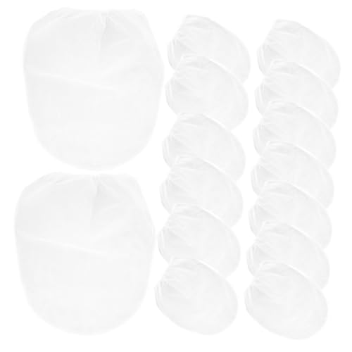 WOONEKY 15 Stück Teiliges Nylon-filterbeutel mit Elastischem Saum Feinmaschige Auslaufsichere Einweg-farbfilterbeutel für Malerarbeiten und Gartenfiltration von WOONEKY