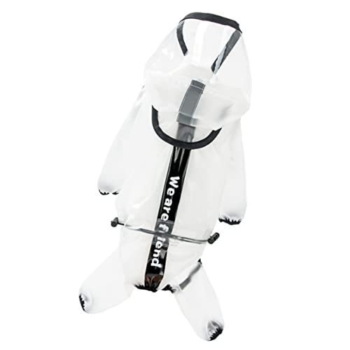 WOONEKY Wasserdichter Regenmantel Für Haustiere Hund Outdoor Kleidung Aus TPU-Material Transparentes Design Schlicht Bequem Tragen Regnerische Tage Schutz WOONEKY Wasserdichter Regenmantel Für Haustiere Hund Outdoor Kleidung Aus TPU-Material Transparentes Design Schlicht Bequem Tragen Regnerische Tage Schutz von WOONEKY