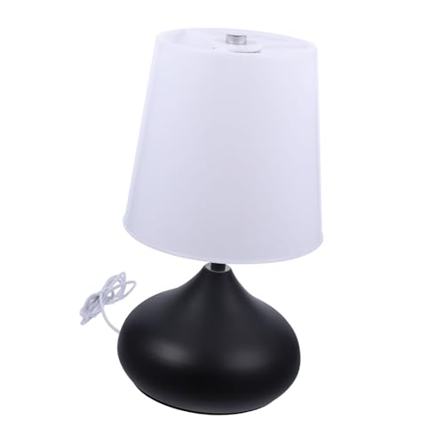 WOONEKY Nachtlicht Mit Usb-ladefunktion Dimmen Nachttischlampe Heimdekoration Platzsparend Schwarz von WOONEKY