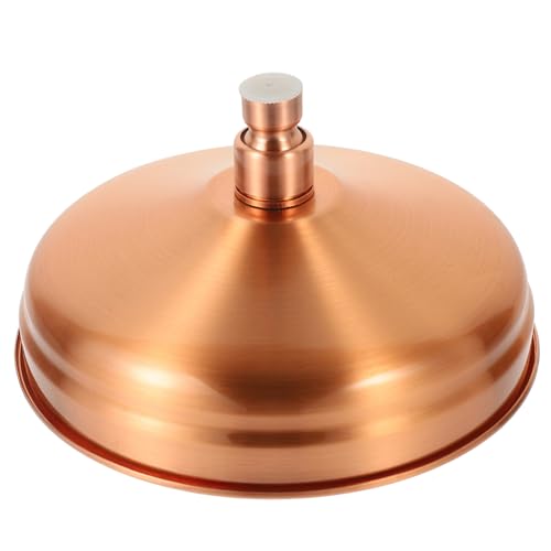 WOONEKY 1Stück Antike Kupfer Duschkopf Robuste Duschdüse für Badezimmer Hochwertiger Duschsprinkler Vollkupfer Einfache Installation ohne Werkzeug für Entspannende von WOONEKY