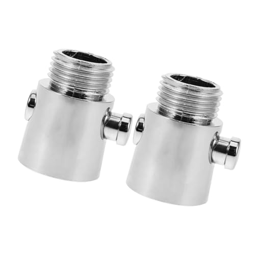 WOONEKY 2 Stück Absperrventil für Handbrause Einstellbares Durchflussventil mit Push button Wassersparend Verhindert Wasserspritzer Einfache Montage für Wohnmobil badezimmer WOONEKY 2 Stück Absperrventil für Handbrause Einstellbares Durchflussventil mit Push button Wassersparend Verhindert Wasserspritzer Einfache Montage für Wohnmobil badezimmer von WOONEKY