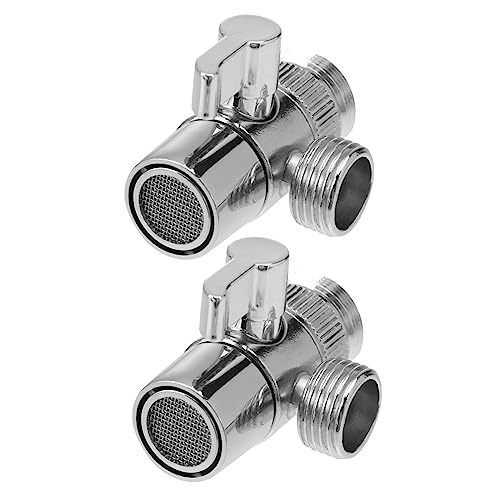 WOONEKY 2 Stück Duschventil Hochwertiger Wasserhahn Diverter für Bad und Küche Rostfrei Hitzebeständig Design Einfache Installation WOONEKY 2 Stück Duschventil Hochwertiger Wasserhahn Diverter für Bad und Küche Rostfrei Hitzebeständig Design Einfache Installation von WOONEKY