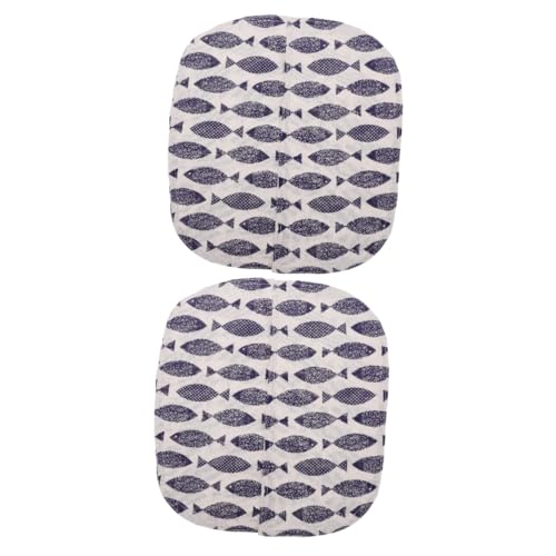 WOONEKY 2 Stücke Katzenstreu Box Gehäuse Bildschirm Tür Selbst Reinigung Wurf Box Teile Vorhang Baumwolle Ersatz Vorhang von WOONEKY