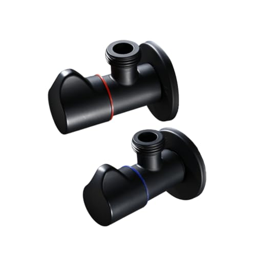 WOONEKY 2 Stück Messing Durchflussregler Ventil für Handbrause Duschkopf Absperrventil Wasserstop Schwarz Rot Rostfrei Langlebig Einfache Montage Bad Armatur WOONEKY 2 Stück Messing Durchflussregler Ventil für Handbrause Duschkopf Absperrventil Wasserstop Schwarz Rot Rostfrei Langlebig Einfache Montage Bad Armatur von WOONEKY