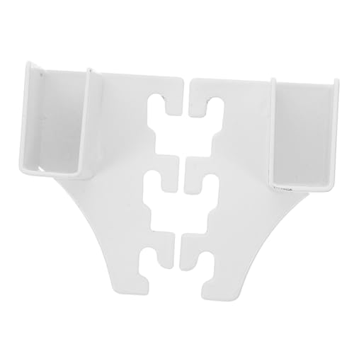WOONEKY 2 Stück Regalstützclips Robuste Metallregalhalterungen für Küchenschränke und Bücherregale Weiße Selbstverriegelungsclip für Stabile Regalunterstützung WOONEKY 2 Stück Regalstützclips Robuste Metallregalhalterungen für Küchenschränke und Bücherregale Weiße Selbstverriegelungsclip für Stabile Regalunterstützung von WOONEKY
