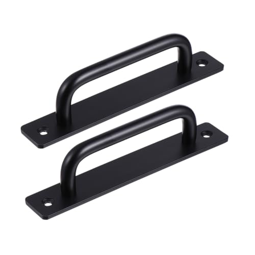 WOONEKY 2 Stück Teiliges Möbelgriff Aluminiumlegierung Matte Schwarze Schiebetürgriffe Robust und Langlebig Geeignet für Scheunentüren Garagentore Schranktüren und Balkontüren WOONEKY 2 Stück Teiliges Möbelgriff Aluminiumlegierung Matte Schwarze Schiebetürgriffe Robust und Langlebig Geeignet für Scheunentüren Garagentore Schranktüren und Balkontüren von WOONEKY
