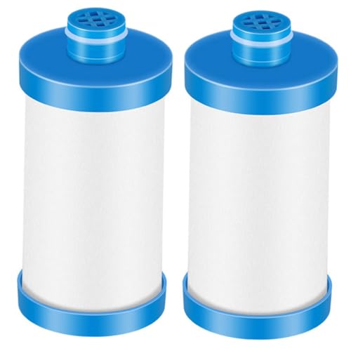 WOONEKY 2 Stück Teiliges Wasserfilter Dusche und Waschmaschine Hartes Wasser Filterkartusche Installieren Effektive Chlor Sedimentfiltration Langlebiger Vorfilter für Wasserhähne und von WOONEKY