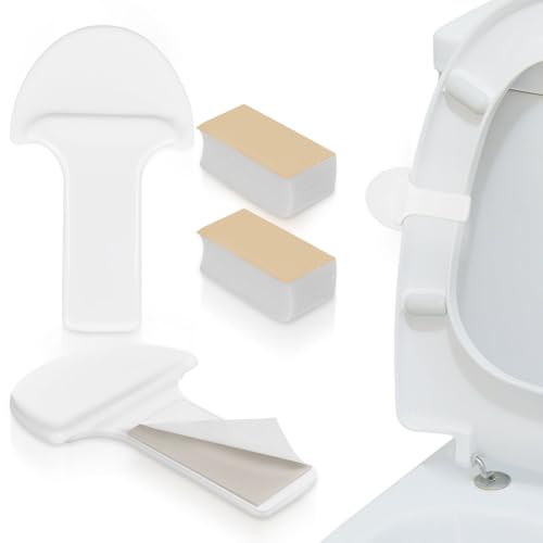 WOONEKY 2 Stück Toilettensitzheber mit Griff Selbstklebend Langlebig und Hygienisch Passend für Standard toilettendeckel Minimalistisches Design für Badezimmer und Gemeinschafts Wc Weiß WOONEKY 2 Stück Toilettensitzheber mit Griff Selbstklebend Langlebig und Hygienisch Passend für Standard toilettendeckel Minimalistisches Design für Badezimmer und Gemeinschafts Wc Weiß von WOONEKY
