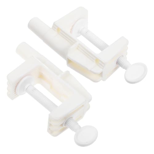 WOONEKY 2 Stück Tragbare Abnehmbare Tischklemme mit Verstellbarer Basis Multifunktionaler Halter für Schreibtischlampen Kameras Ballonbogen Kompatibel mit Schreibtischen und WOONEKY 2 Stück Tragbare Abnehmbare Tischklemme mit Verstellbarer Basis Multifunktionaler Halter für Schreibtischlampen Kameras Ballonbogen Kompatibel mit Schreibtischen und von WOONEKY