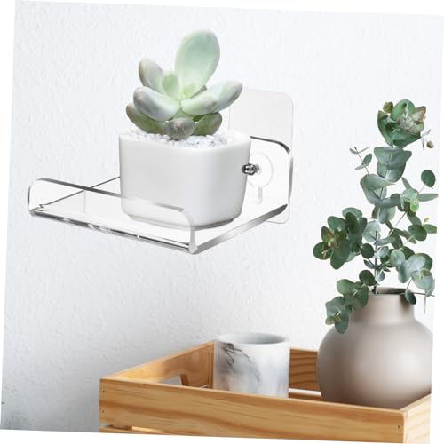 WOONEKY 2 Stück Transparentes U Förmiges Wandregal Kleines Schweberegal Ohne Bohren Selbstklebendes Wandboard Für Schlafzimmer Bad Platzsparendes Organizer Regal Für Raumdekoration WOONEKY 2 Stück Transparentes U Förmiges Wandregal Kleines Schweberegal Ohne Bohren Selbstklebendes Wandboard Für Schlafzimmer Bad Platzsparendes Organizer Regal Für Raumdekoration von WOONEKY