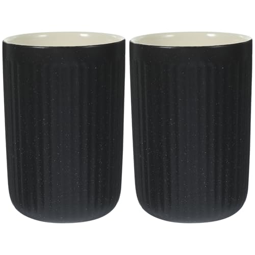 WOONEKY 2 Stück Vintage Keramiktassen für Badezimmer Zahnbürstenbecher Wiederverwendbar als Mundspülbecher und Aufbewahrung für Zahnbürsten für Zuhause WOONEKY 2 Stück Vintage Keramiktassen für Badezimmer Zahnbürstenbecher Wiederverwendbar als Mundspülbecher und Aufbewahrung für Zahnbürsten für Zuhause von WOONEKY