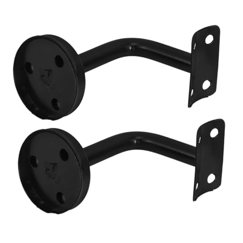 WOONEKY 2 Stück Wandhalterungen für Handläufe Robuste Stützbrackets für Treppen Kompatibel mit Verschiedenen Wänden und Installieren für Zuhause und Büro von WOONEKY