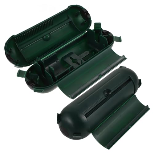 WOONEKY 2 Stück Wasserdichte Verlängerungskabel Schutzbox Wetterfeste Elektrische Anschlussdose für Außenbereich Robuste Kabelverbindung Abdeckung Sichere Verbindungsbox für Garten und von WOONEKY