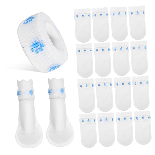 WOONEKY 20 Stück Einweg Hundeschuhe S Leichte Pfotenschutz Überzieher mit für Kleine Hunde Innen und Außenbereich Schützt vor Kratzern und Verletzungen WOONEKY 20 Stück Einweg Hundeschuhe S Leichte Pfotenschutz Überzieher mit für Kleine Hunde Innen und Außenbereich Schützt vor Kratzern und Verletzungen von WOONEKY