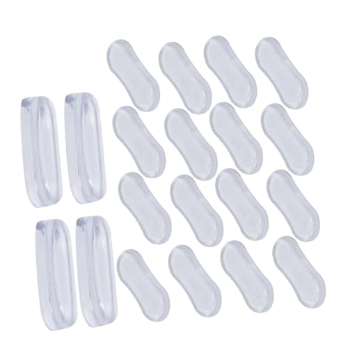 WOONEKY 20 Stück Teiliges Silikon Toilettensitz Polster Transparente Rutschfeste Dämpfer mit Klebefläche Schalldämpfend und Stoßabsorbierend Passend für Toilettendeckel Einfache Montage WOONEKY 20 Stück Teiliges Silikon Toilettensitz Polster Transparente Rutschfeste Dämpfer mit Klebefläche Schalldämpfend und Stoßabsorbierend Passend für Toilettendeckel Einfache Montage von WOONEKY