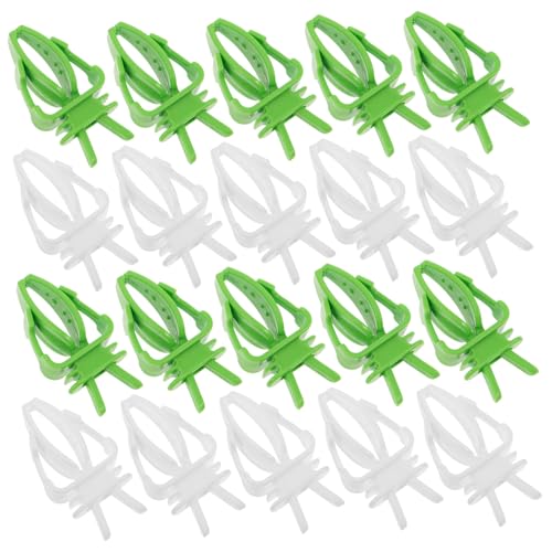 WOONEKY 20 Stück Teiliges Vogelkäfig Futterhalter Stabile Clips für Papagei Obst Gemüse Vielseitige Halter für Wellensittich Nymphensittich Großpapageien Sauberer Käfig Einfache Fütterung WOONEKY 20 Stück Teiliges Vogelkäfig Futterhalter Stabile Clips für Papagei Obst Gemüse Vielseitige Halter für Wellensittich Nymphensittich Großpapageien Sauberer Käfig Einfache Fütterung von WOONEKY