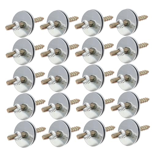 WOONEKY 24 Sätze Teiliges Vogelkäfig Befestigungsset mit Doppelkopf-Schrauben und Unterlegscheiben Rostfreie Käfighalterung für Sitzstangen Einsetzbar für Papageien Chinchillas und WOONEKY 24 Sätze Teiliges Vogelkäfig Befestigungsset mit Doppelkopf-Schrauben und Unterlegscheiben Rostfreie Käfighalterung für Sitzstangen Einsetzbar für Papageien Chinchillas und von WOONEKY