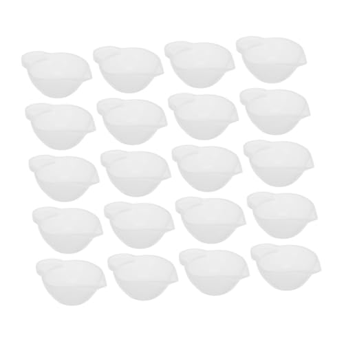 WOONEKY 25 Stück Teiliges Silikon Resin Mischbecher Wiederverwendbare Flexible Resin Gießbecher für DIY Kunst Handwerk Schmuckherstellung Präzise Farbmischung und Einfache Reinigung von WOONEKY