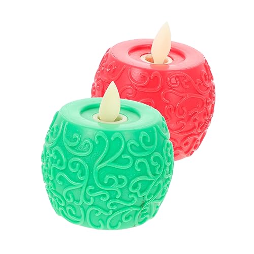 WOONEKY -kerzenlampen Flammenlos 2er-pack Abs-material Nicht Realistisches Steinwachs Für Partys Warm Kompakt Zufällige Farbe WOONEKY -kerzenlampen Flammenlos 2er-pack Abs-material Nicht Realistisches Steinwachs Für Partys Warm Kompakt Zufällige Farbe von WOONEKY