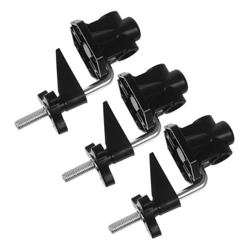 WOONEKY 3 STÜCKE Teiliges Einstellbare Aluminiumlegierung Tischlampen klemme Stabile Metallhalterung für Schreibtischlampenbefestigung Schwarz für Zuhause WOONEKY 3 STÜCKE Teiliges Einstellbare Aluminiumlegierung Tischlampen klemme Stabile Metallhalterung für Schreibtischlampenbefestigung Schwarz für Zuhause von WOONEKY