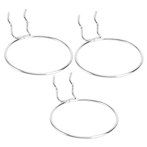 WOONEKY 3 Stück Runde Metall Haken für Tassenaufbewahrung Robuste Verchromte Aufhänger für Küchenschränke und Verkaufsregale Einfache Installation Platzsparend und Langlebig WOONEKY 3 Stück Runde Metall Haken für Tassenaufbewahrung Robuste Verchromte Aufhänger für Küchenschränke und Verkaufsregale Einfache Installation Platzsparend und Langlebig von WOONEKY