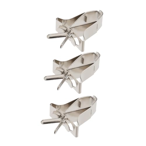 WOONEKY 3 Stück Teiliges Robustes Vogel Futterhalter Clip aus Kupfer für Papageien und Kleine Vögel Einfach zu Montieren Langlebig Geeignet als Käfig Zubehör für Gemüse und Obst WOONEKY 3 Stück Teiliges Robustes Vogel Futterhalter Clip aus Kupfer für Papageien und Kleine Vögel Einfach zu Montieren Langlebig Geeignet als Käfig Zubehör für Gemüse und Obst von WOONEKY