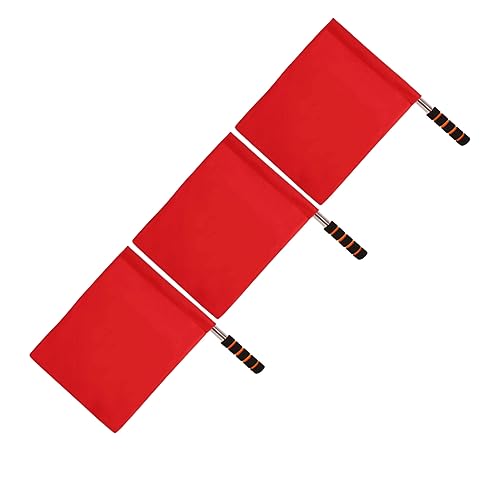 WOONEKY 3 Stück Teiliges Signalflaggen Rot Warnflaggen für Sport Schiedsrichter Verkehrs und Sicherheitsflaggen Handliche Fahnen mit Robustem Griff für Vielseitigen Einsatz WOONEKY 3 Stück Teiliges Signalflaggen Rot Warnflaggen für Sport Schiedsrichter Verkehrs und Sicherheitsflaggen Handliche Fahnen mit Robustem Griff für Vielseitigen Einsatz von WOONEKY
