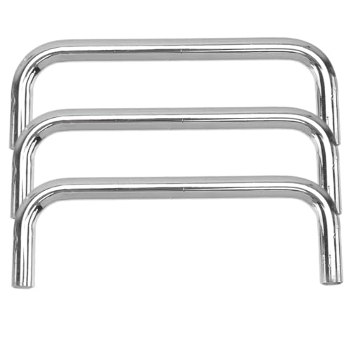 WOONEKY 3 Stück Teiliges U förmiges Lochabstand Silberne Türgriffe für Schrank Schublade Schiebetür Vielseitig Einsetzbar für Möbel und Innentüren WOONEKY 3 Stück Teiliges U förmiges Lochabstand Silberne Türgriffe für Schrank Schublade Schiebetür Vielseitig Einsetzbar für Möbel und Innentüren von WOONEKY