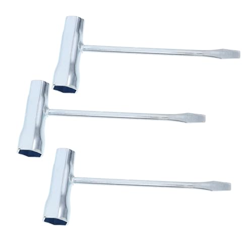 WOONEKY 3 Stück Teiliges Zündkerzenschlüssel für Kettensäge und Rasenmäher Hochwertiger Steckschlüssel mit Ergonomischem Griff und Präziser Anpassung für Einfache WOONEKY 3 Stück Teiliges Zündkerzenschlüssel für Kettensäge und Rasenmäher Hochwertiger Steckschlüssel mit Ergonomischem Griff und Präziser Anpassung für Einfache von WOONEKY