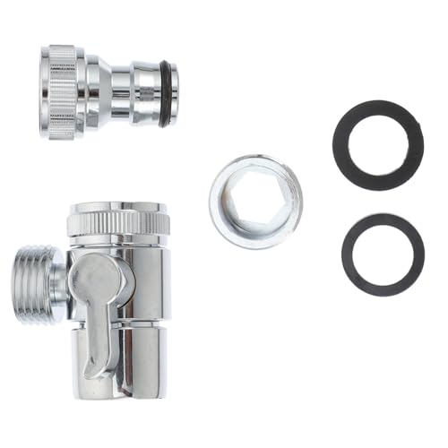 WOONEKY 3 Stück Waschmaschinen Anschlussadapter Universeller Wasserhahn Verteiler mit Schaltventil Hochdruckbeständig Leicht zu Installieren Gefertigt für Waschmaschine Spülbecken und WOONEKY 3 Stück Waschmaschinen Anschlussadapter Universeller Wasserhahn Verteiler mit Schaltventil Hochdruckbeständig Leicht zu Installieren Gefertigt für Waschmaschine Spülbecken und von WOONEKY